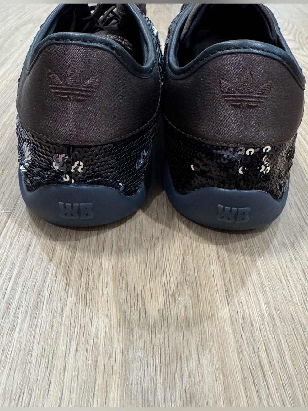 Whales Bonner Men's Black Sequin Low-Profile Sneakers - Picture 5 of 5
